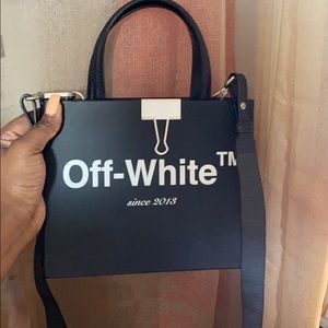 Off-white mini box bag